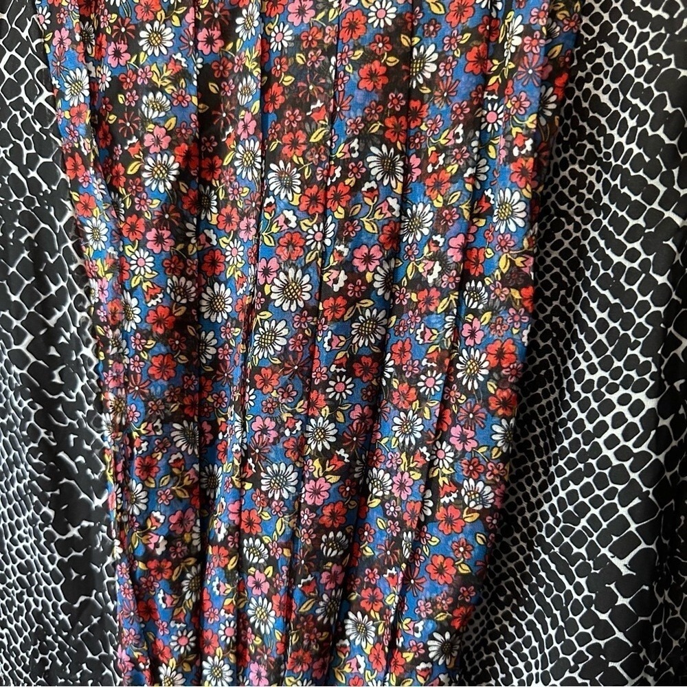 Manoush Cinched Waist Knee Length Dress | Size US4 | Snakeskin‎ Print - Picture 2 of 8